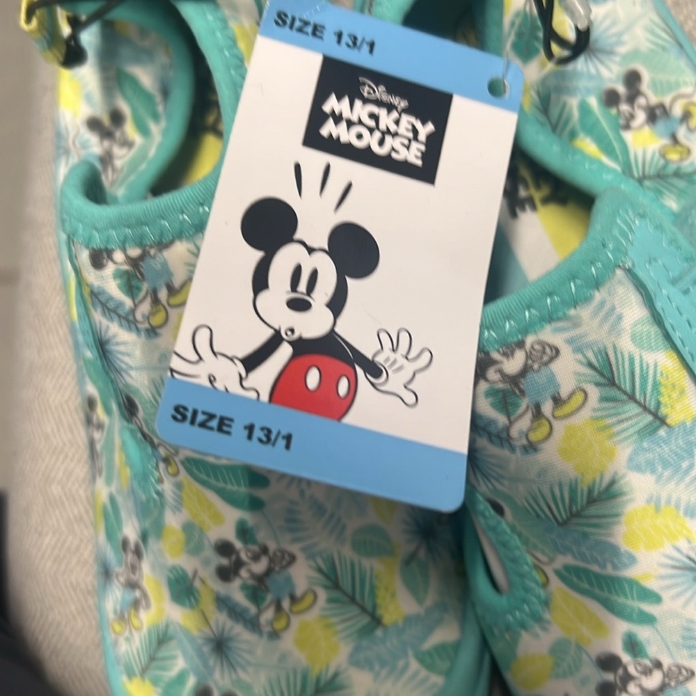 Disney Kids Water Shoes - Teal and Yellow - Picture 4 of 9